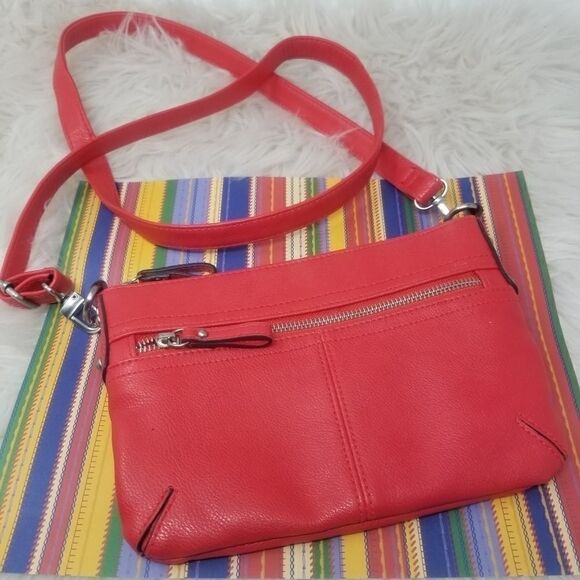 Merona Faux Leather Crossbody Bag - Picture 1 of 8
